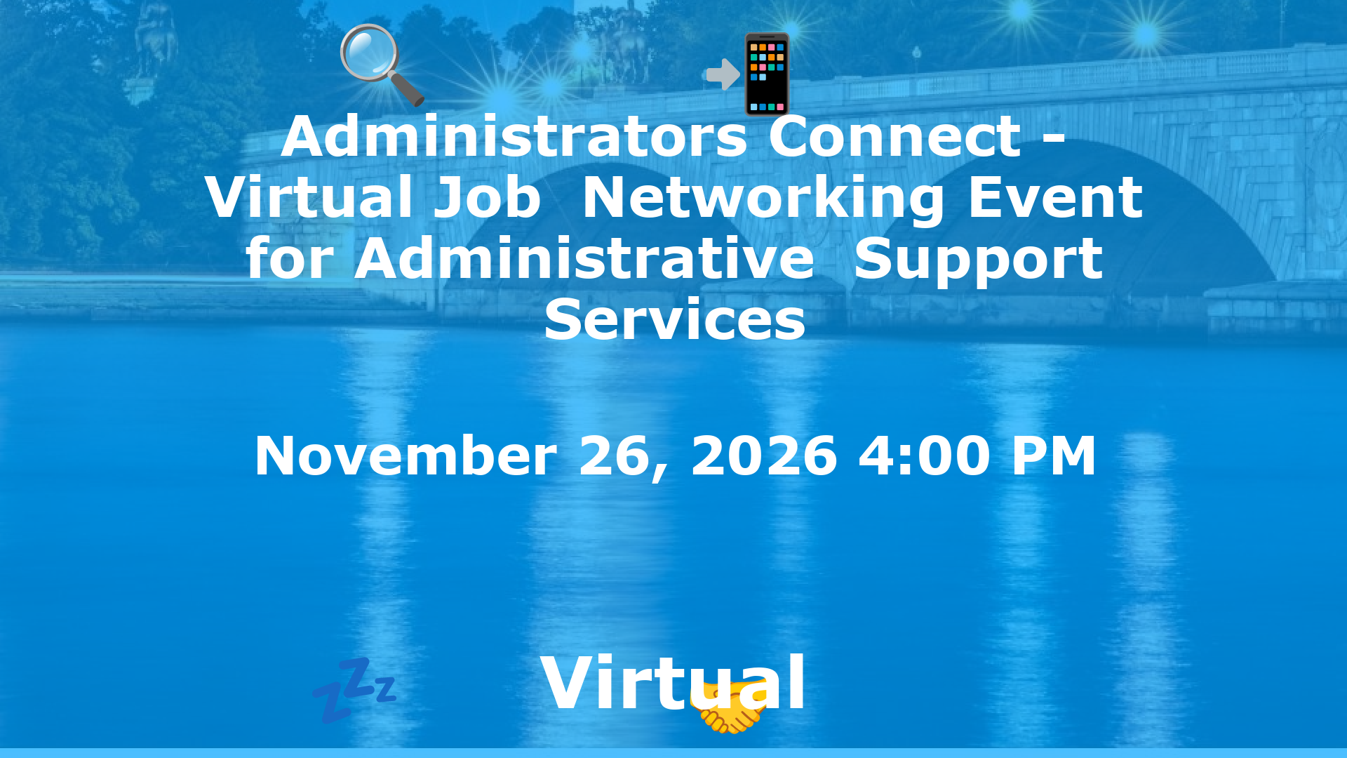 Administrators Connect - Virtual Job  Networking Event for Administrative  Support Services event image
